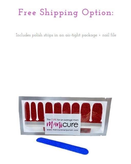Red Bling, PediCURE Real Nail Polish Strips