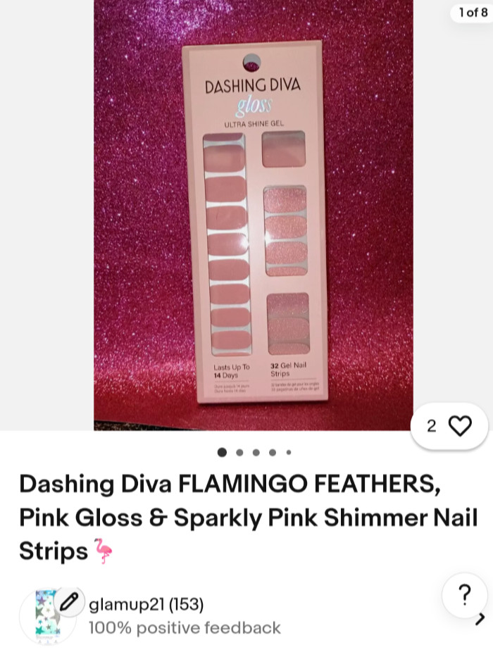 DASHING DIVA/KISS NAILS,RARE GLAZE, Toenails, Price Varies Per Item❣️Makeup+more