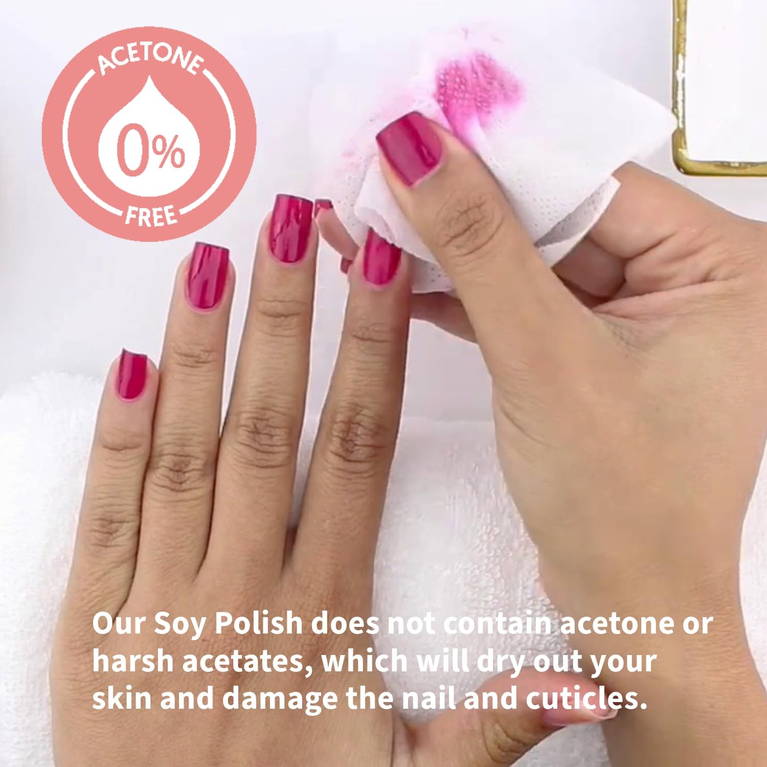 ella+mila Soy Nail Polish Remover – Unscented, 4 Fl Oz (Pack of 1)