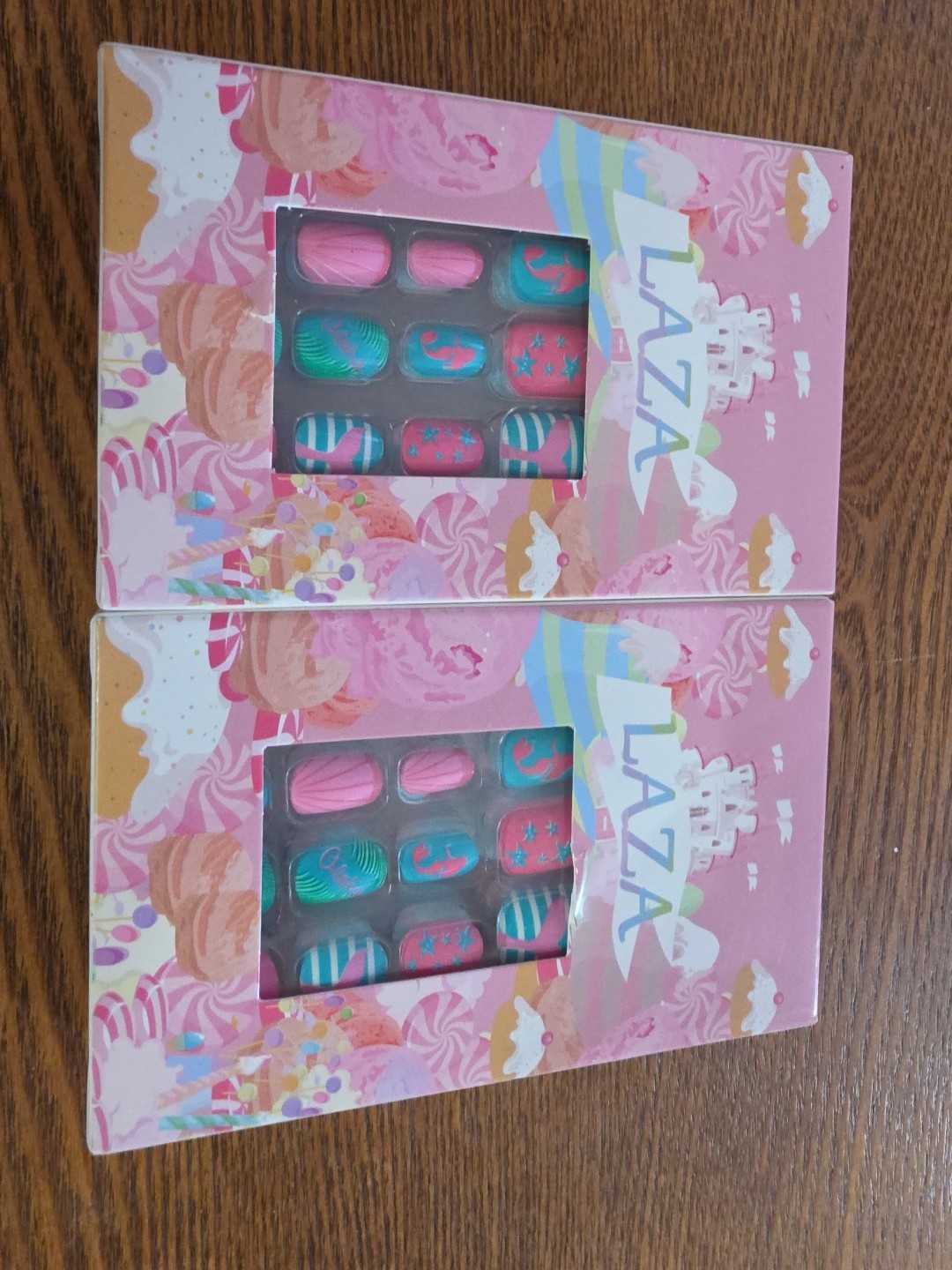 Laza Nails Girls 72 pc Set X2