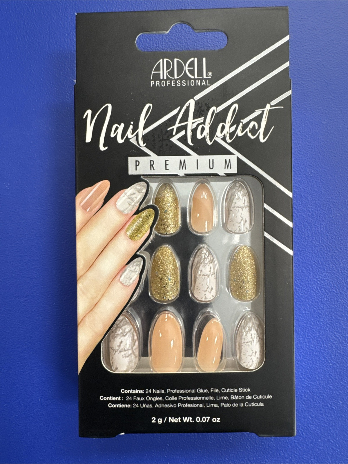 Ardell Professional Nail Addict PREMIUM, 24 Nails – CHOOSE SHADE!
