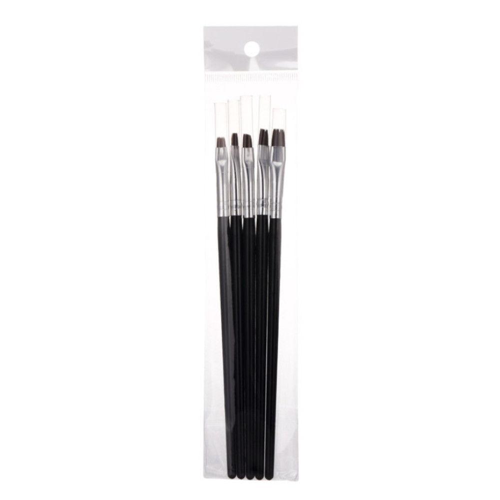 5pcs Nail Art Gel Pens Dotting Tool Nail Silicone Brushes Set Kit Professional