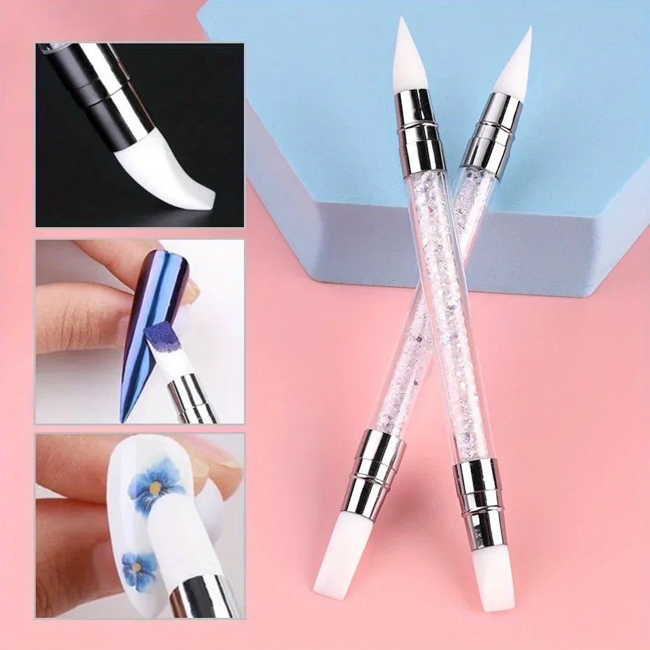 Sculpting Brush – Double Head Nail Art Tool – Professional Manicure Set