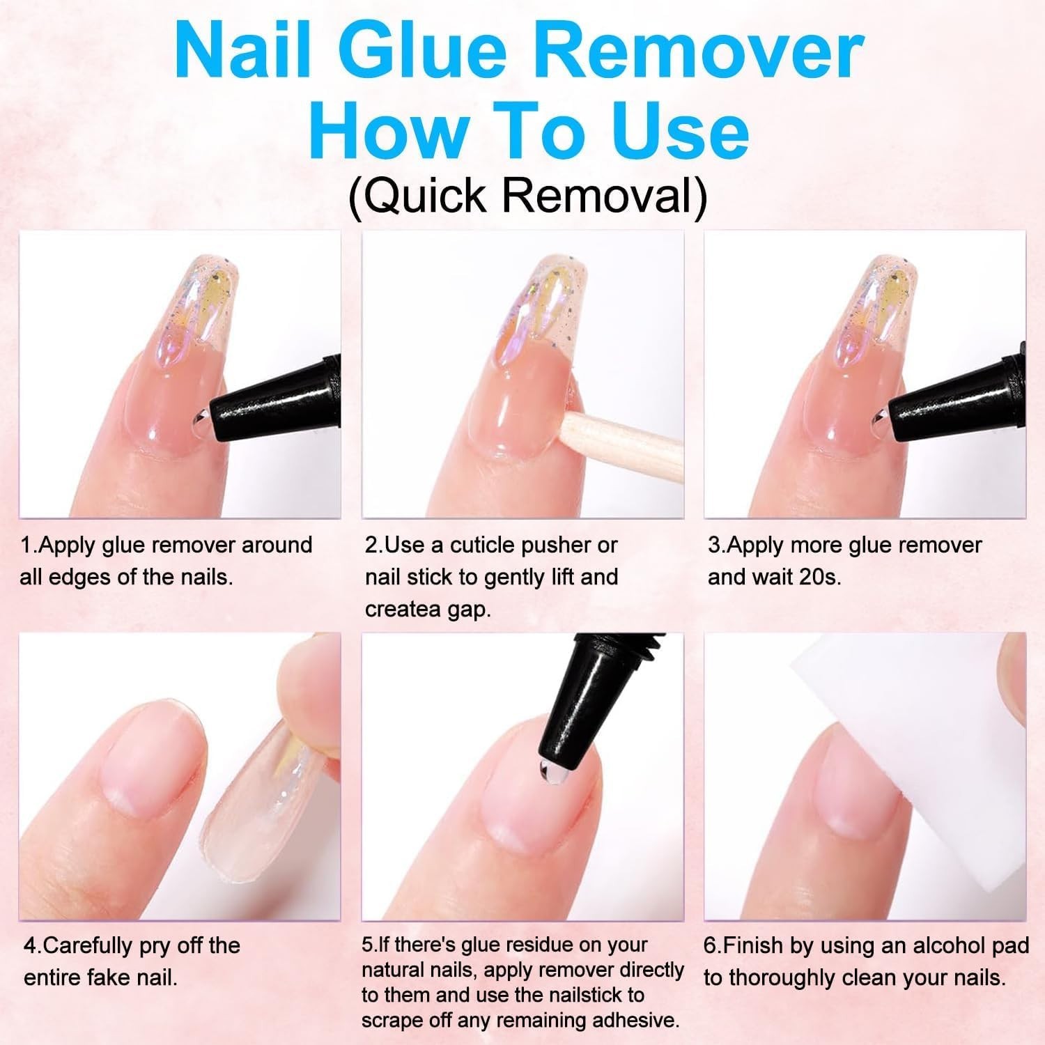 MUSILAN 18g Semi Solid Super Strong Nail Glue for Press On Nails – No UV Lamp Ne