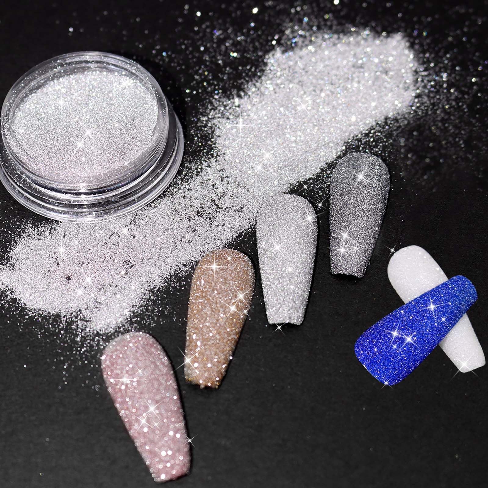 1.5g/0.05oz Diamond Nail Glitter Reflective Glitter Rhinestones Diamond Dust …