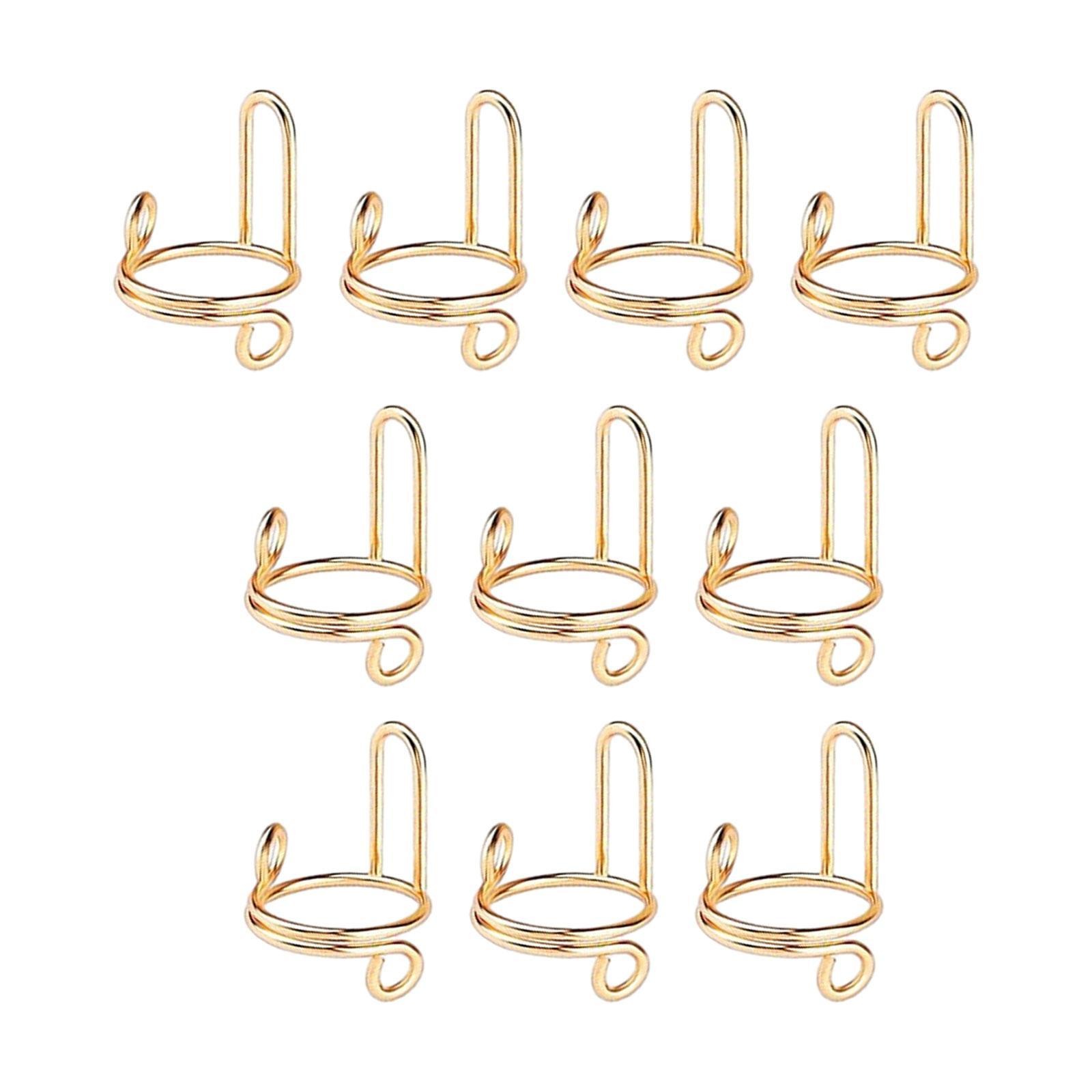 10x Fingernail Rings Nail Rings for Acrylic Nails Halal Nail Rings Set