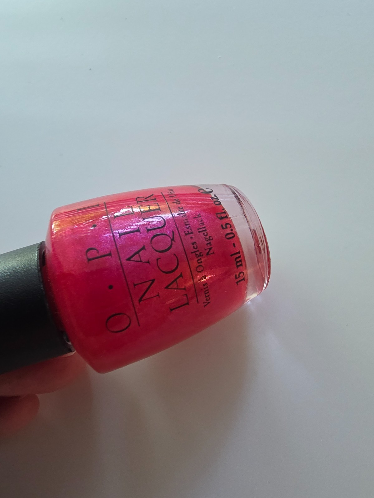 OPI Nail Polish Discontinued All Rose Lead To Rome Red Pink Flash