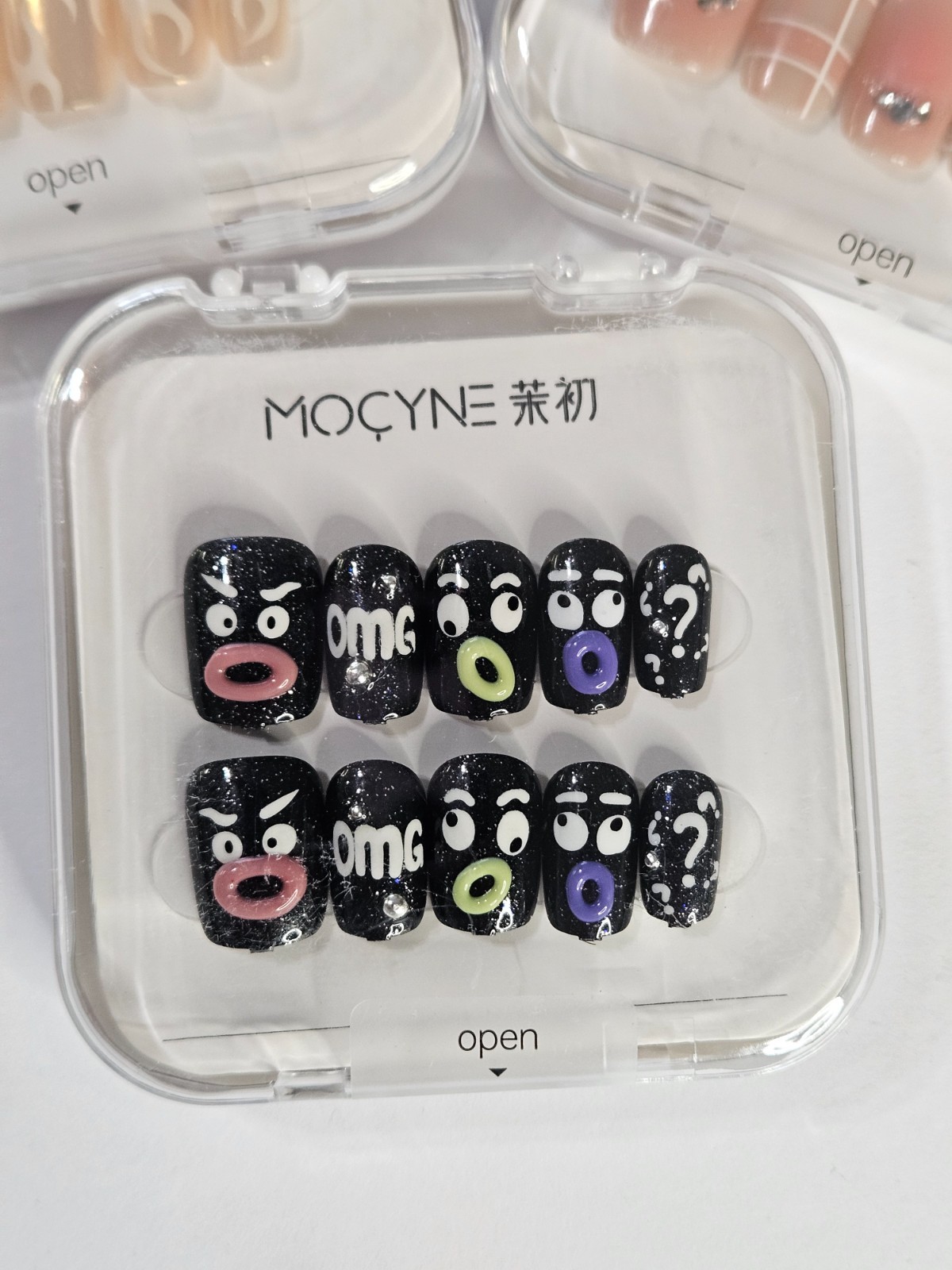 Lot of 3 MOCYNE Boutique Press-On Nail Kits – Short Square NIB