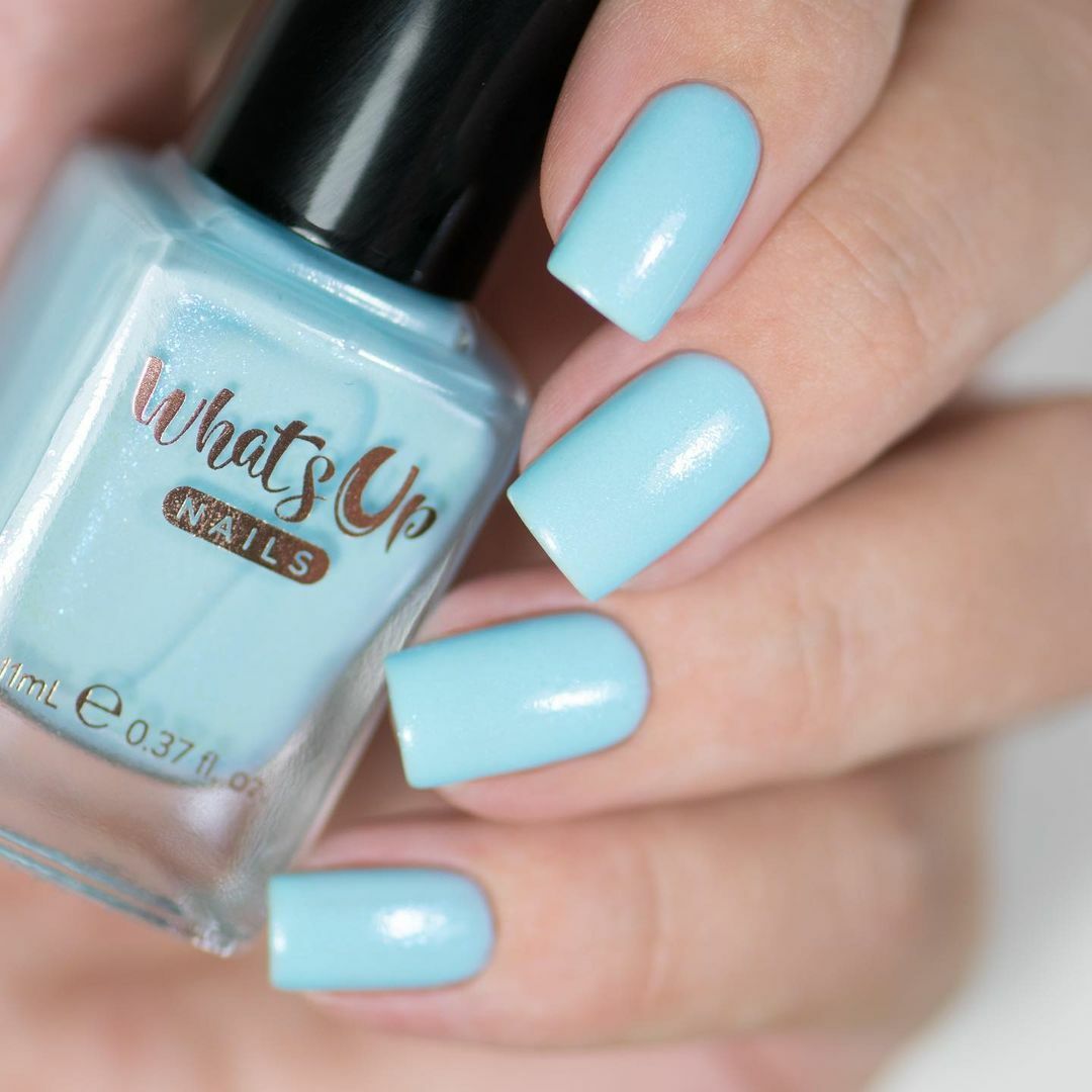 Lost Frost Regular Polish (Light Blue Crelly with Blue Iridescent Shimmer)
