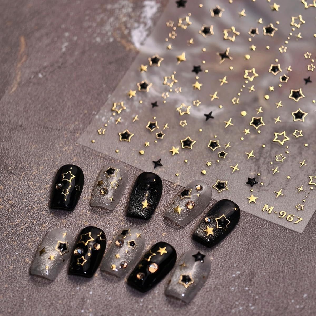 White Flower Nail Sticker 5D Embossed Pearl Flower Nail Art Sticker Self Adhesiv