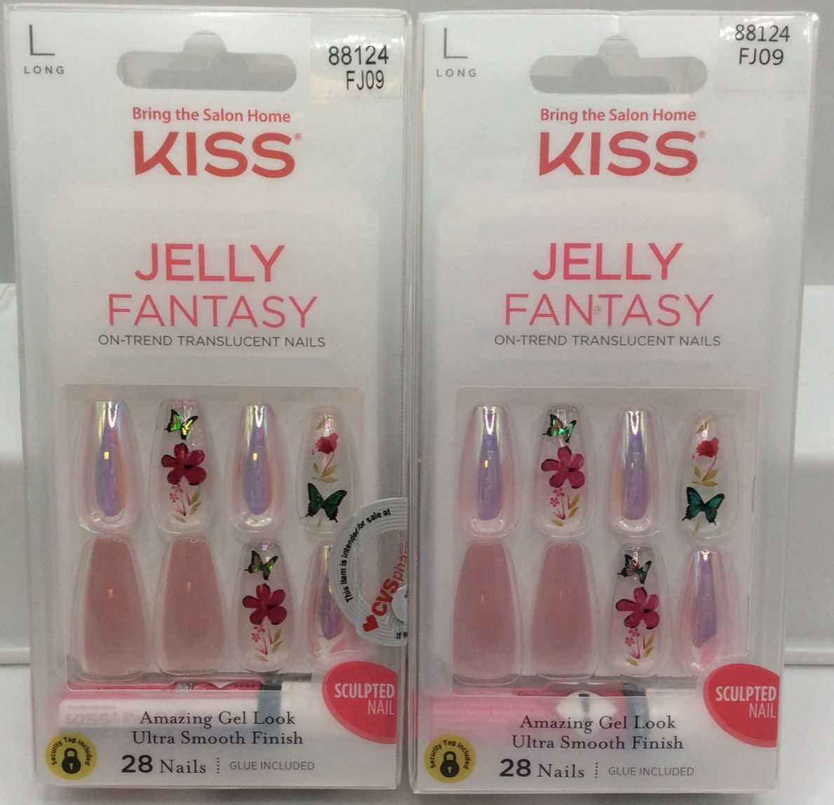 Kiss Jelly Fantasy 31 Piece Diy Nail Set Sculpted Nail Manicure Kit🎈PACK OF 2🎈