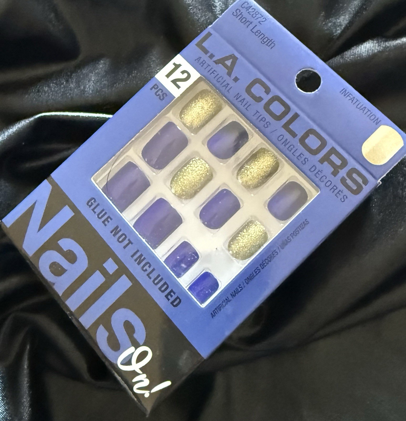 L.A. Colors Press On Nail Set Of 12~Includes Free Gifts With Purchase❣️