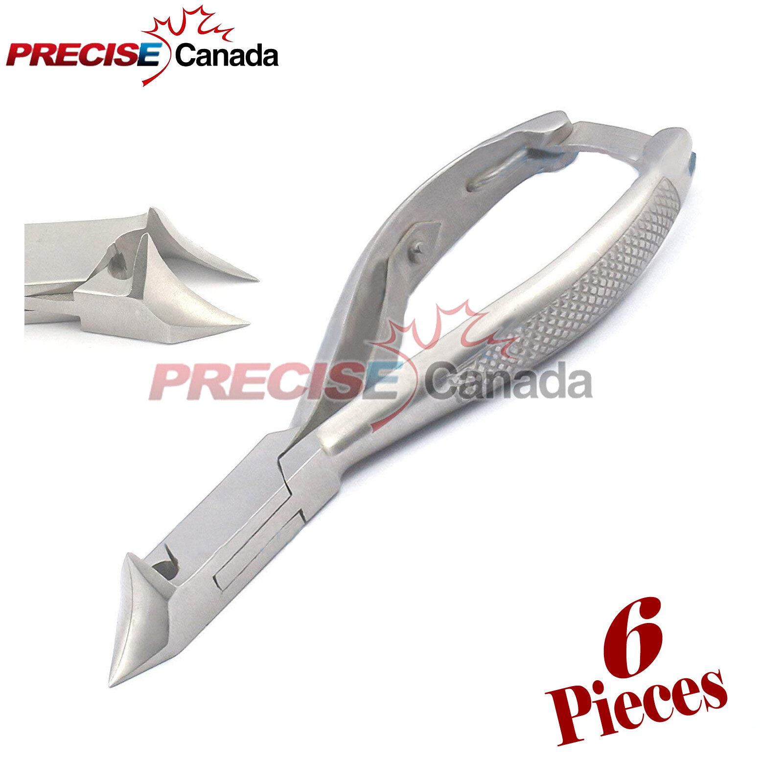 6 Pcs 5.5″ Heavy Duty Toe Nail Nipper/Nail Cutter Moon Shape For Ingrown Toenail