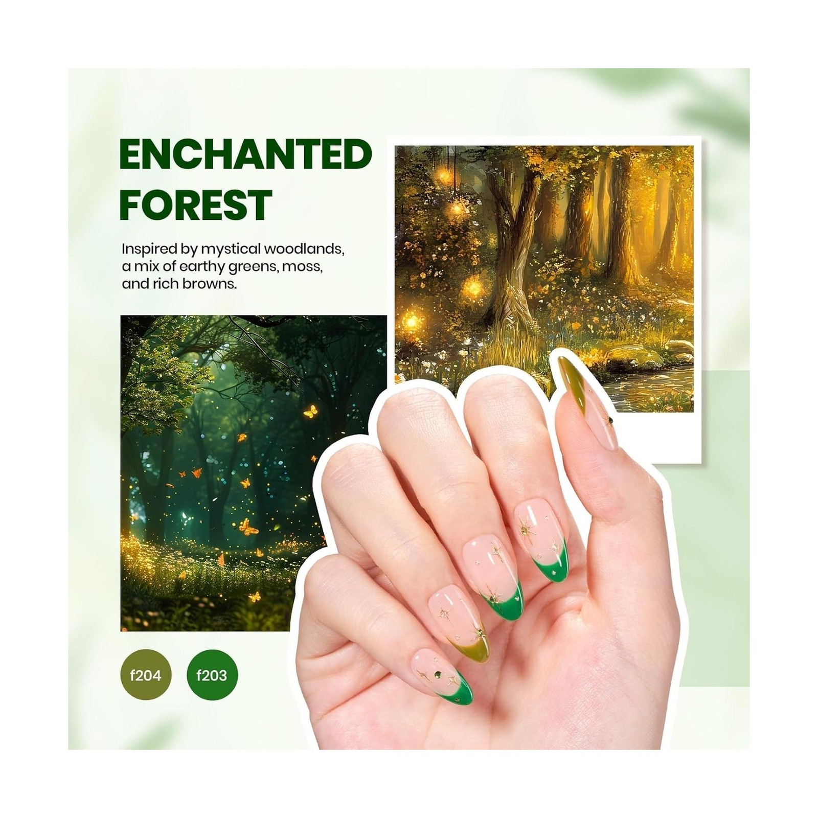 Beetles Gel Nail Polish Kit with UV Light – 31Pcs Nail Polish Set P… Fast Ship
