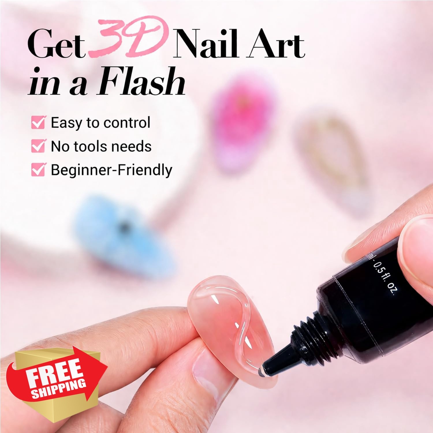 AZUREBEAUTY 3D Gel Nail Art Sculpting Molding Carving 15g