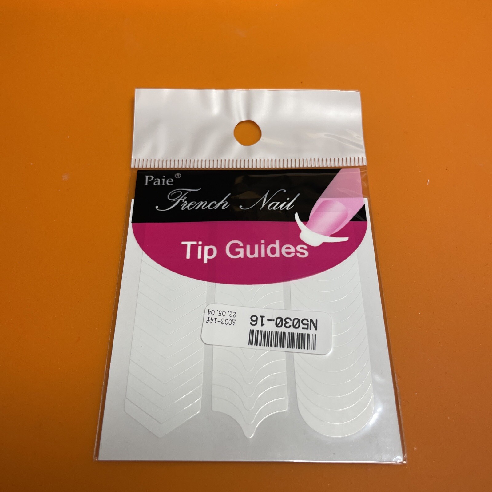 1 Set French Nail Tips White Stickers (54 stickers) – Shipped From CA