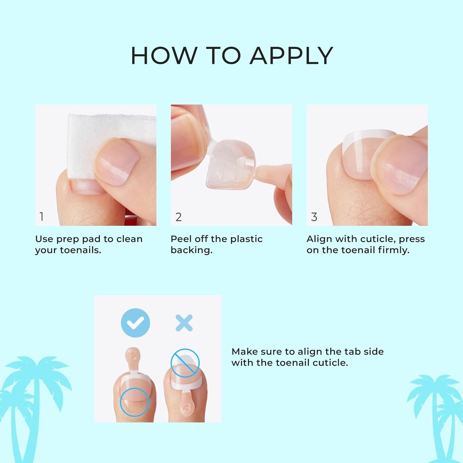 No Glue Mani Press On Nails, Color, ‘Mermaid es’, Pink, Short Size, Squoval S…