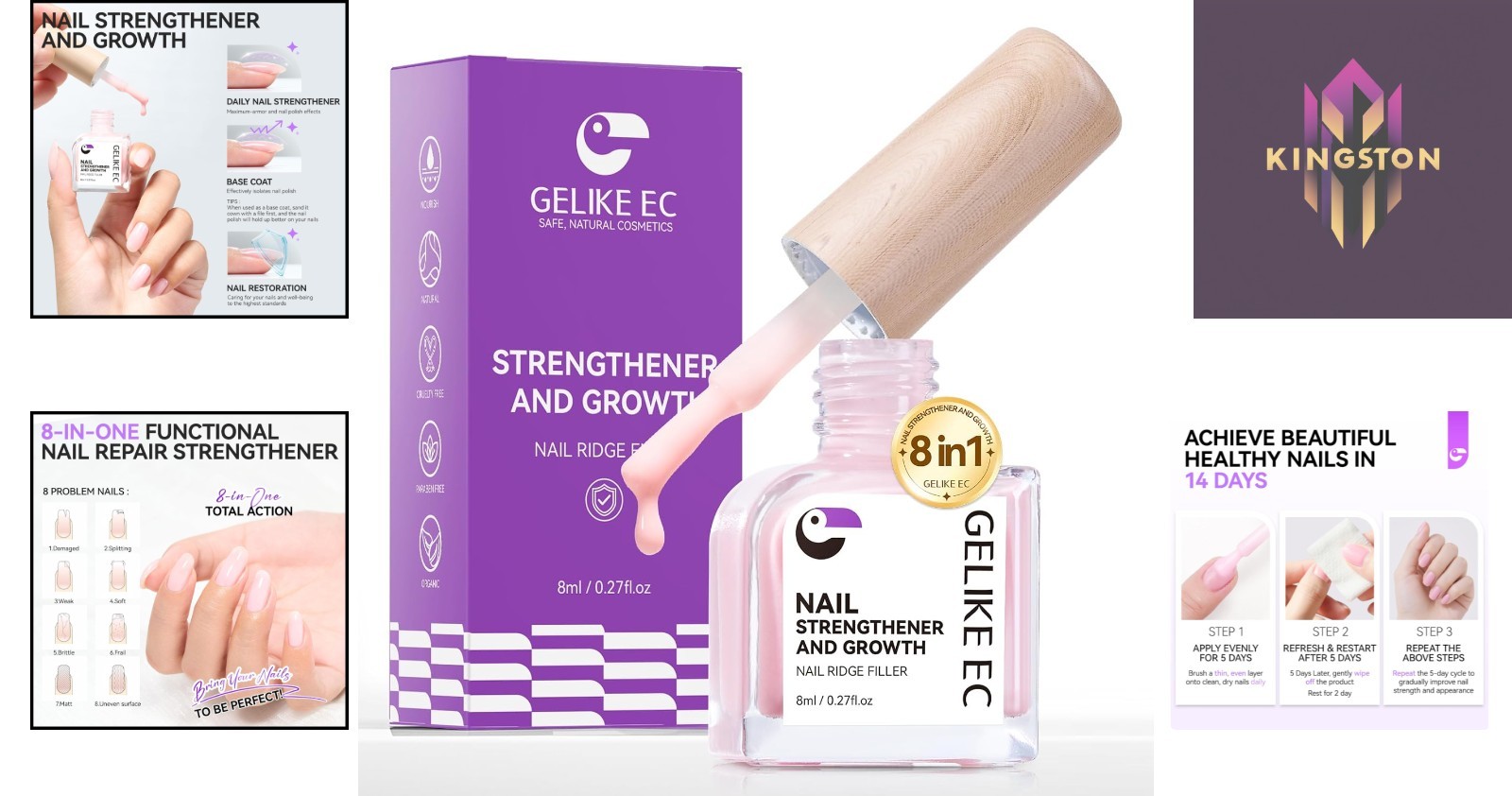 Protein Nail Ridge Filler: Restore & Strengthen Damaged Nails for Healthy Growth