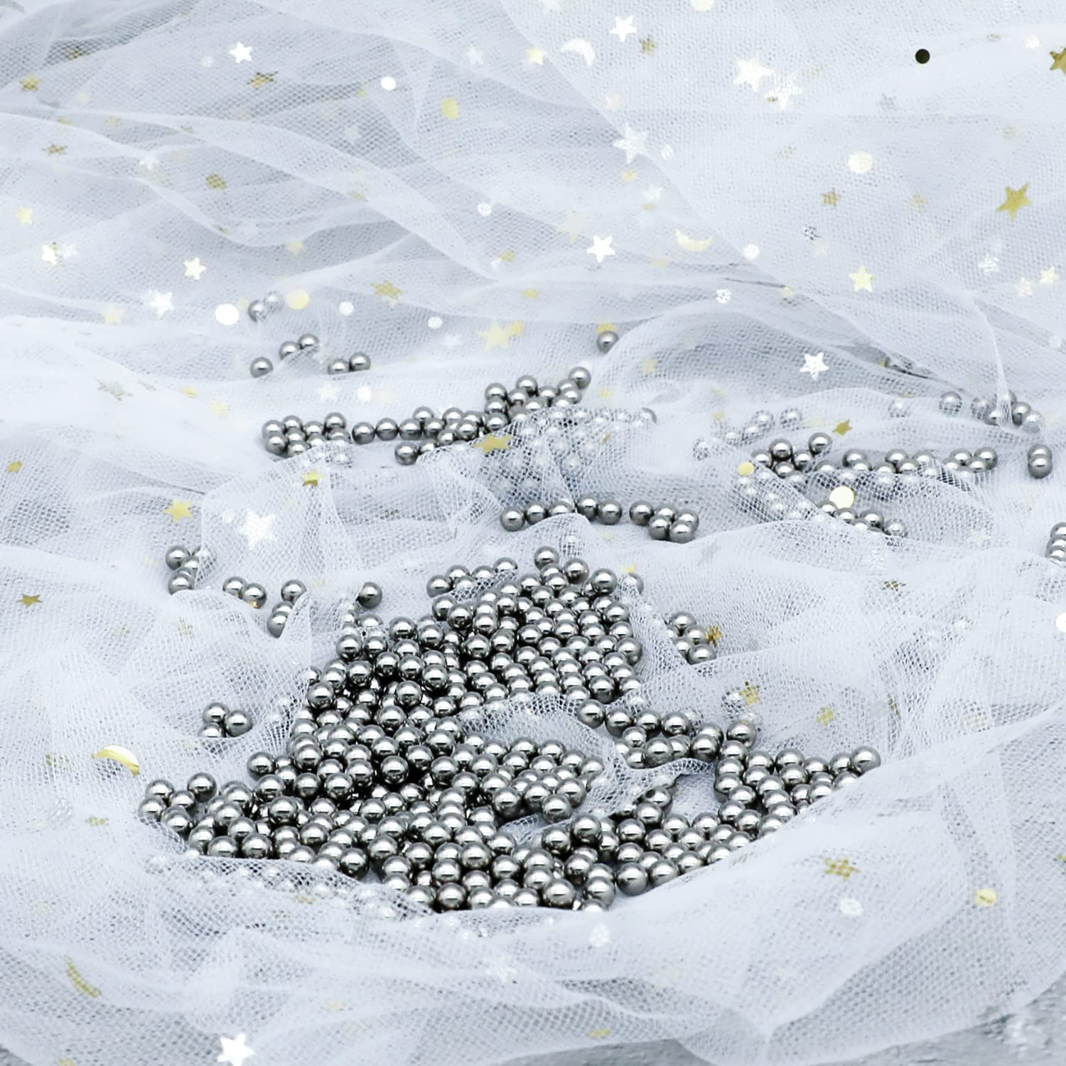 200PCS Paint Mixing Balls, Nail Polish Mixing Balls, 316 Stainless Steel Bearing