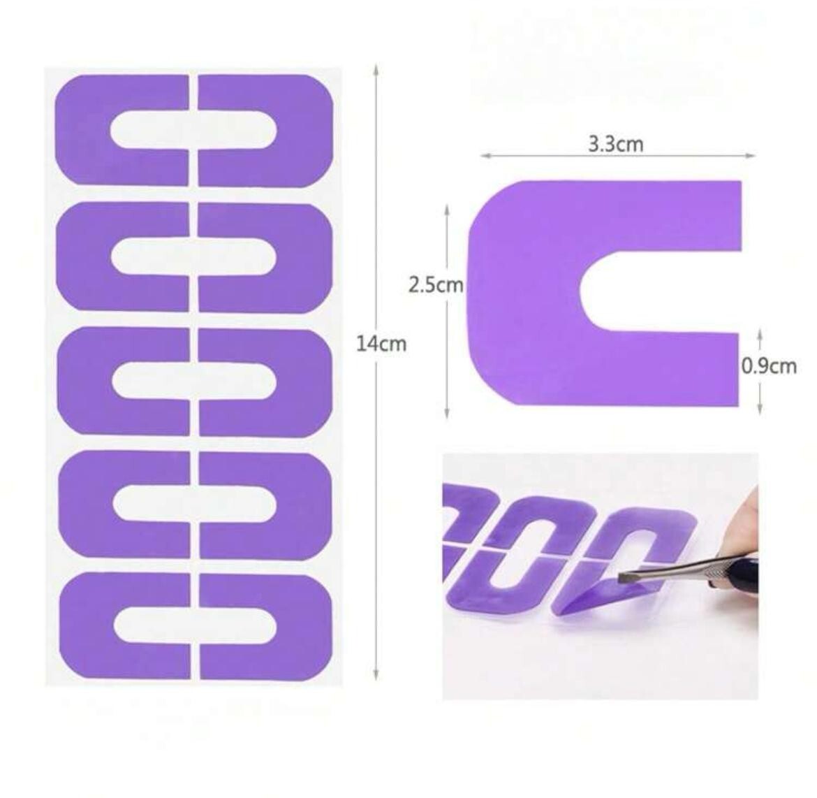 Nail Peel Off Latex Cuticle Tape sheets Palisade Manicure polish Skin Protector