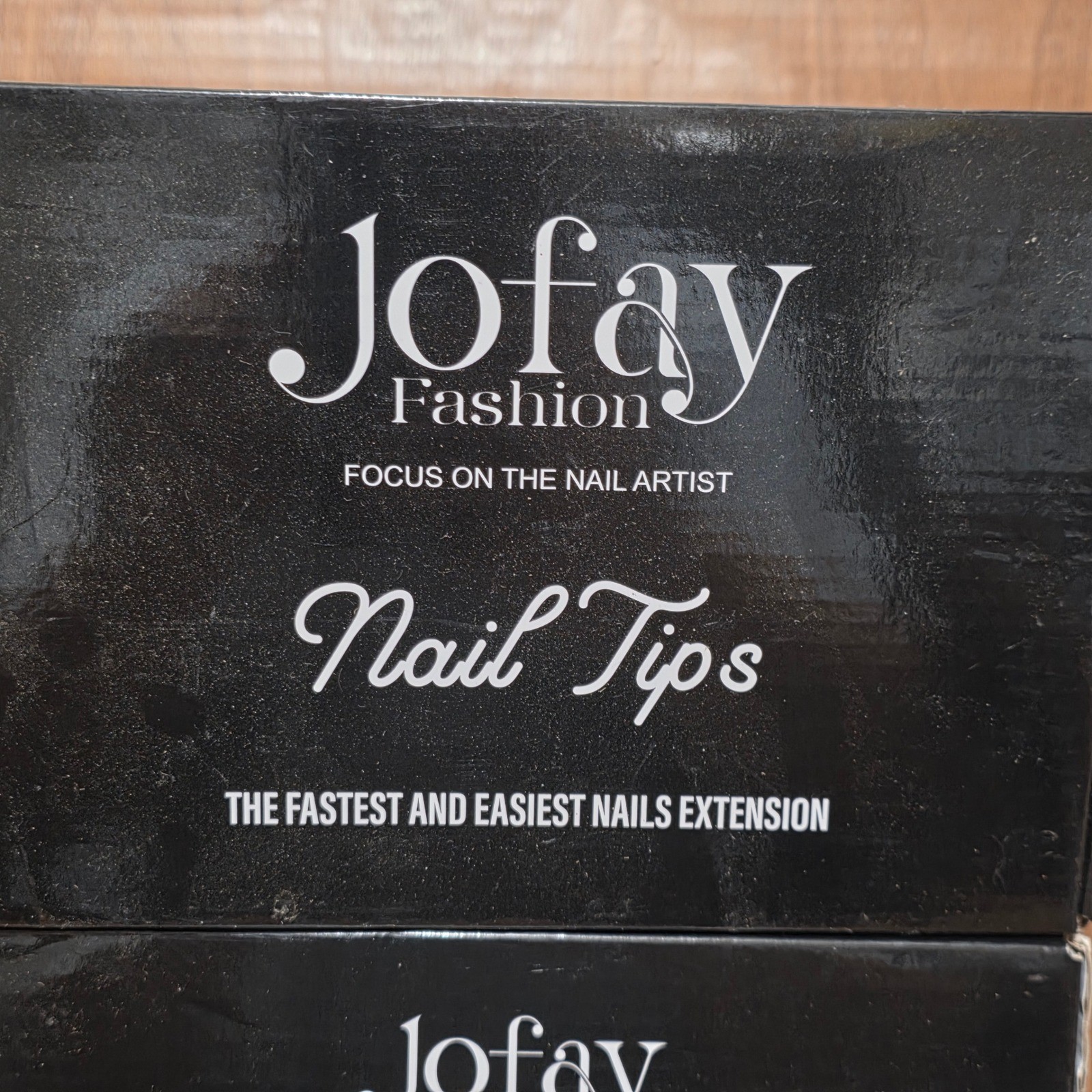 Jofay Fashion JF-BT-016 Clear Coffin Nail Tips 4 Boxes Sizes 0-11, 2184 pcs
