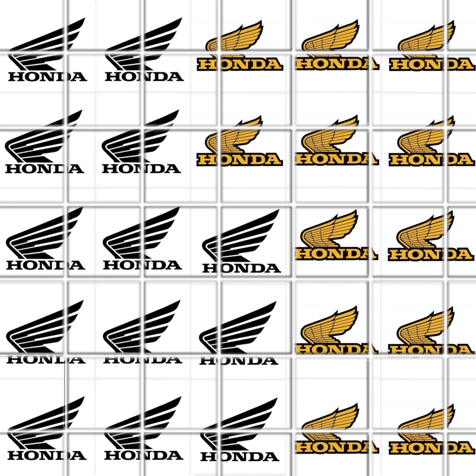 Honda Motorcycle Waterslide Nail Decals Set Of 50 Bonus Instructions JM