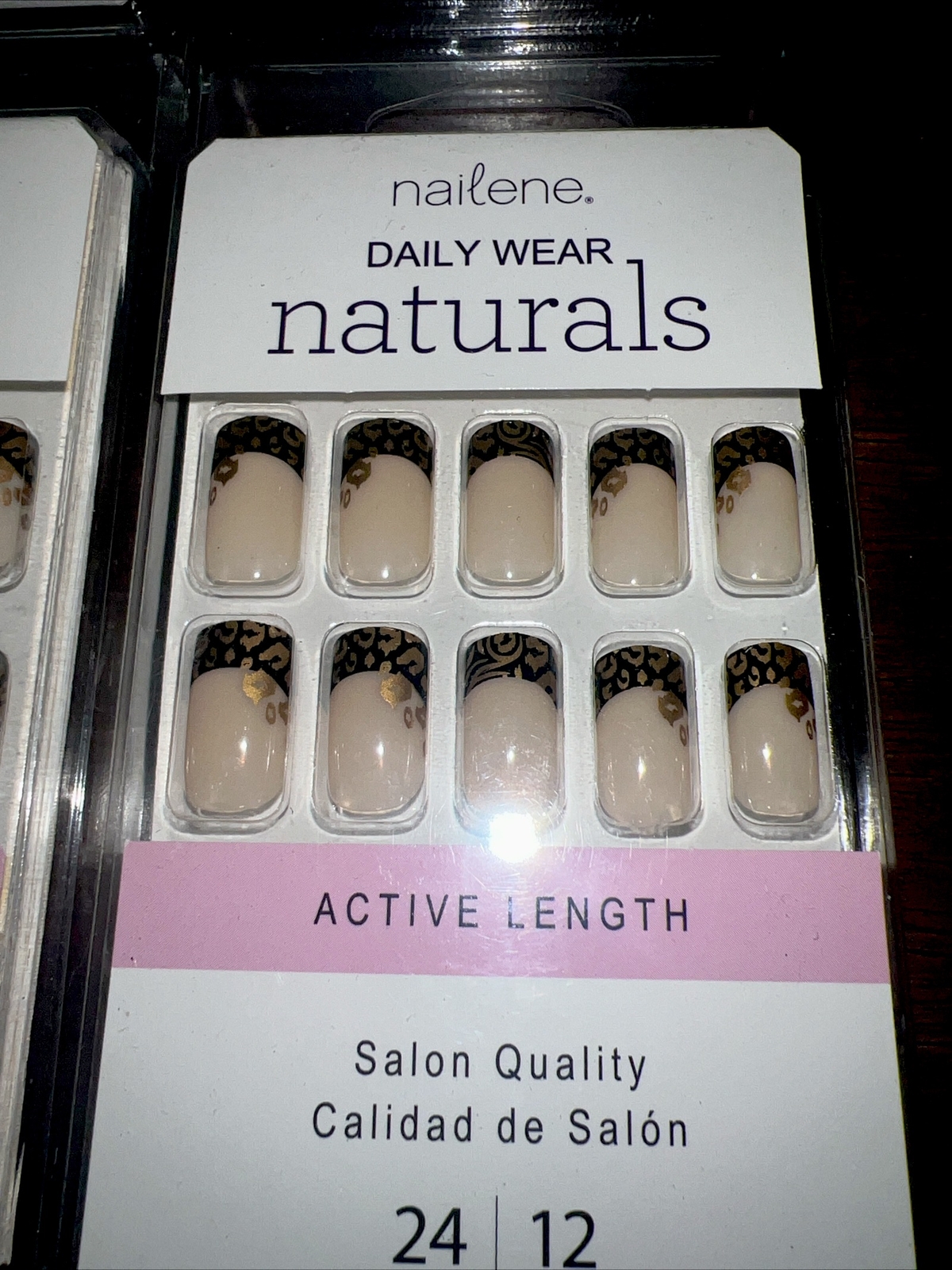 2 Packs Of Nailene Daily Wear Naturals Active Length Salon Quality 22101