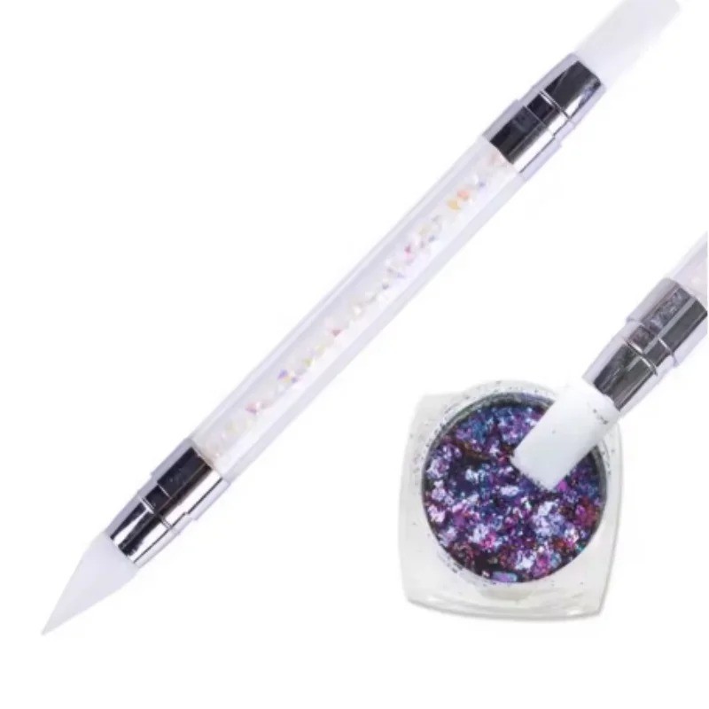Sculpting Brush – Double Head Nail Art Tool – Professional Manicure Set