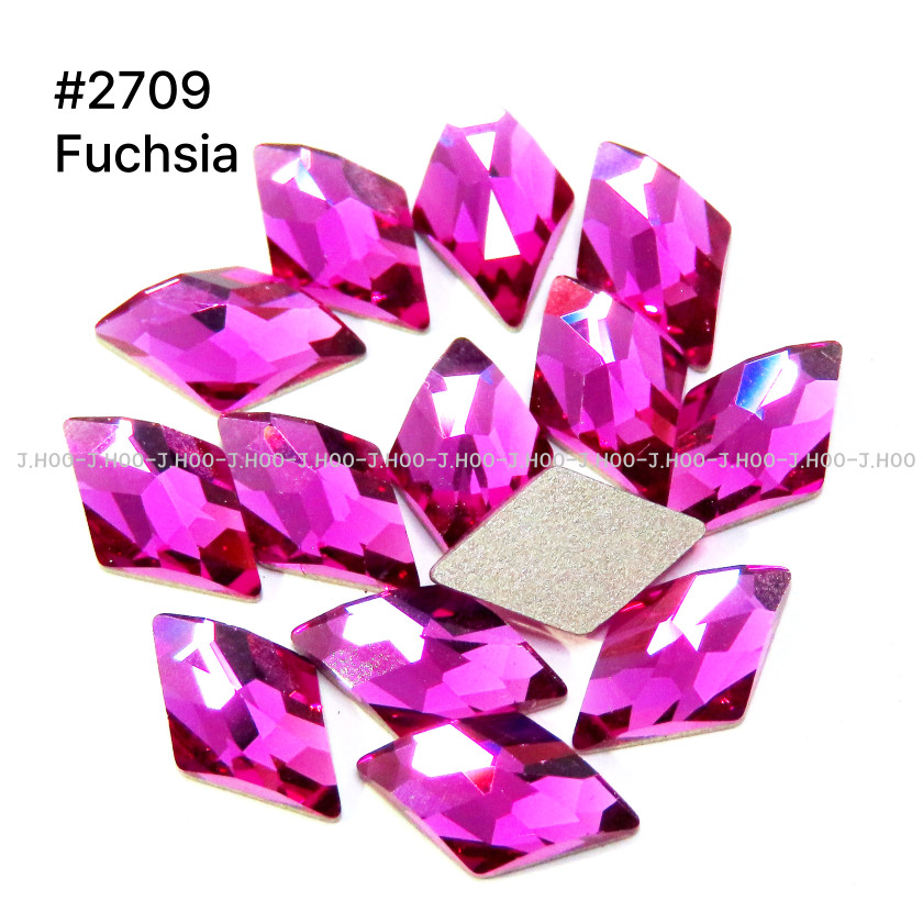 Swarovski 2709 Rhombus Flat Back 10*6mm(2pcs)