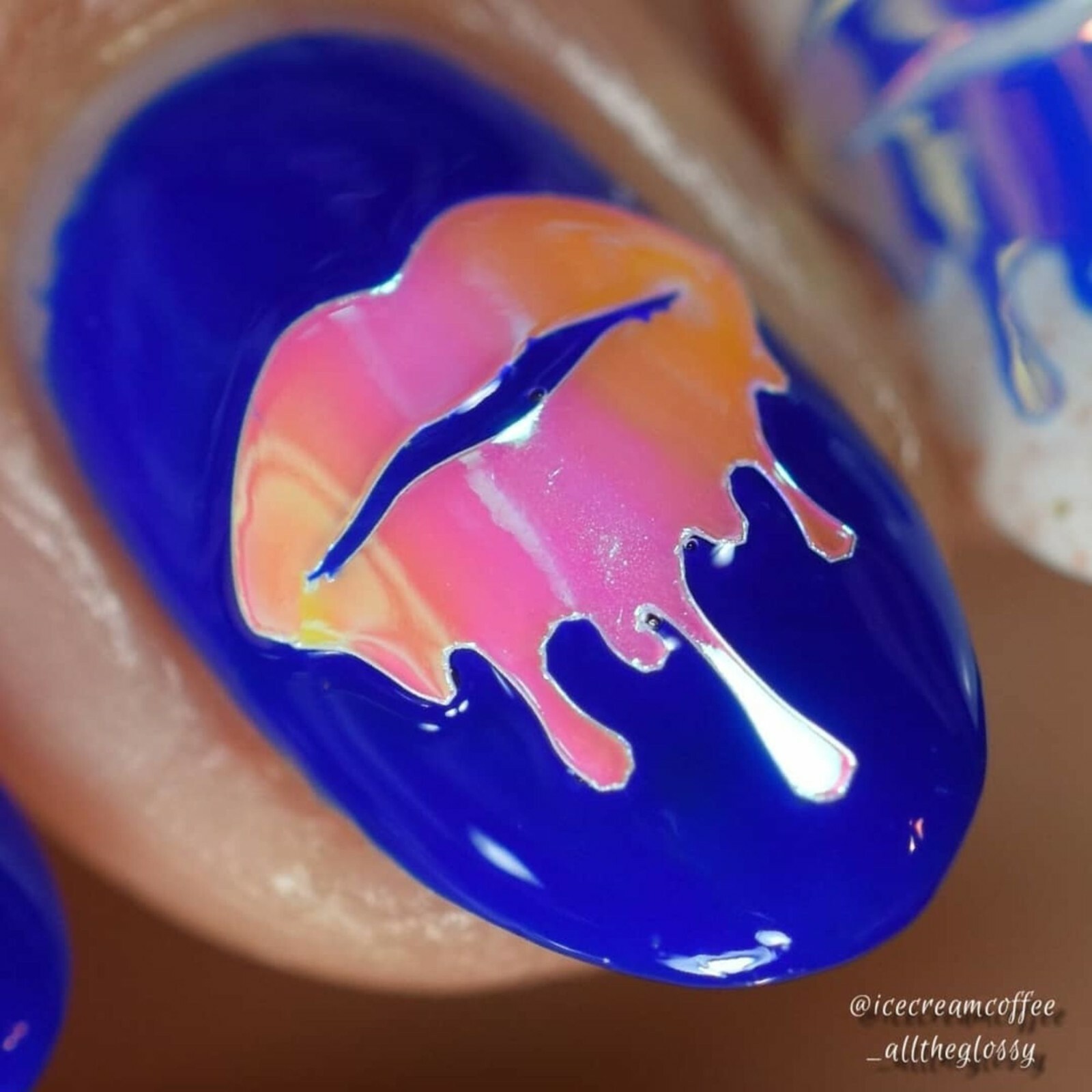 Whats Up Nails – Dripping Flames Stickers (Pink) – Daily Charme Collaboration