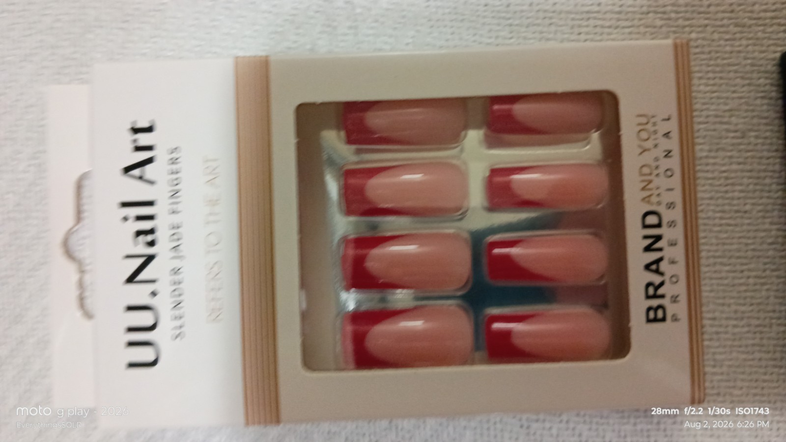 Bulk Set All Different Size Press On Nails with Glue And Mini Files . NEW!
