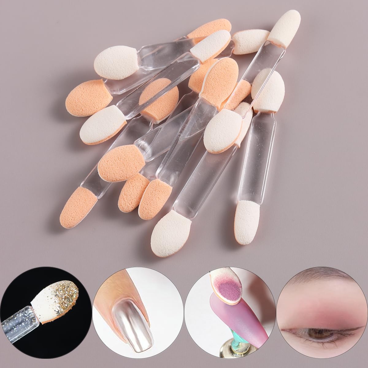 Chrome Nail Powder Set 14 Colors Pink Blue Silver Metallic Effect Mirror Powder