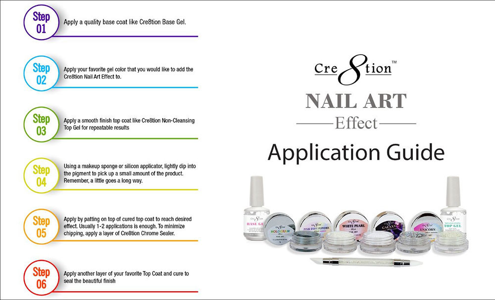Cre8tion – Nail Art Unicorn Effect – 1g * Pick your Colors*