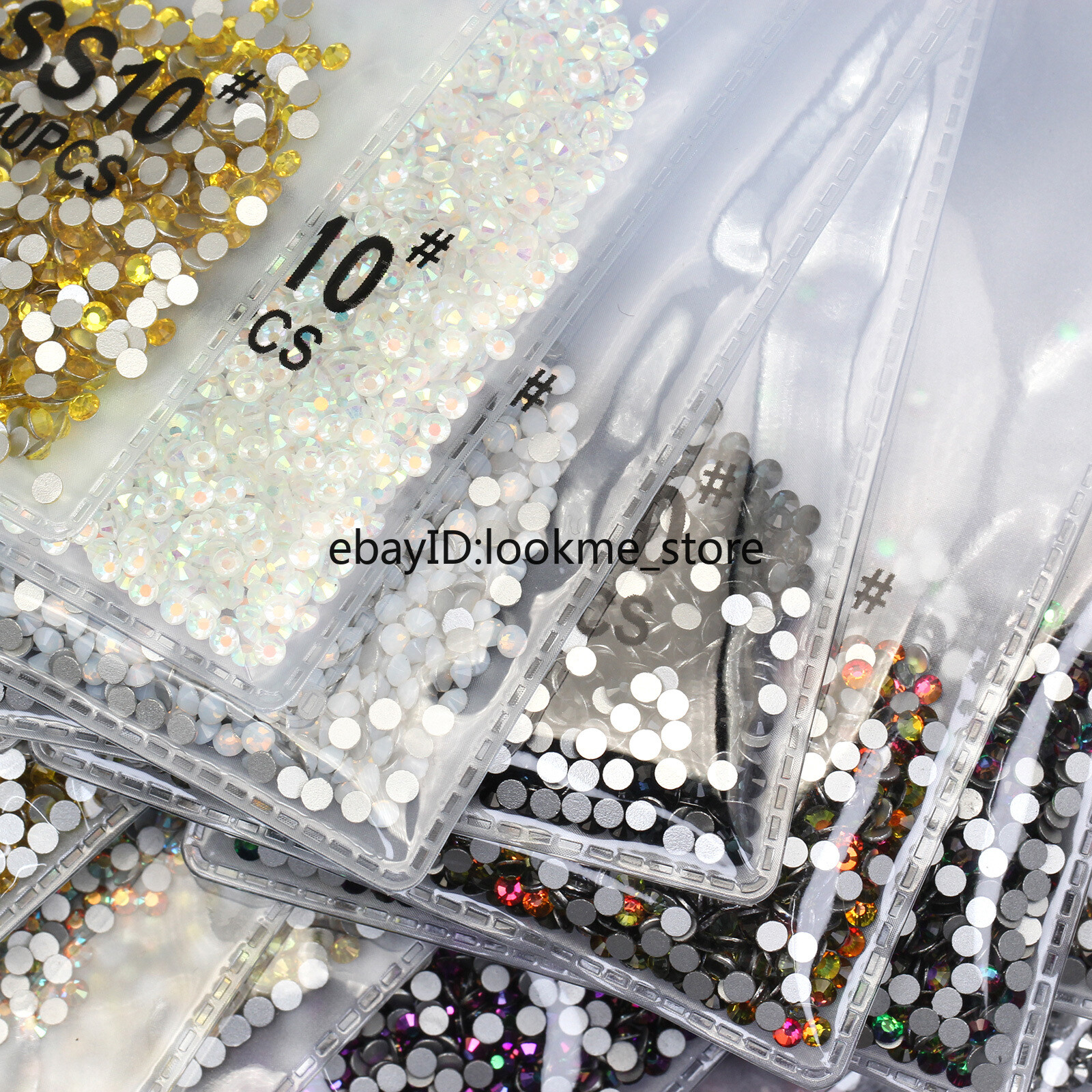 1440p 2.8mm (ss10) Crystal Glass Rhinestones Flatback Gems Nail Art Crafts Decor