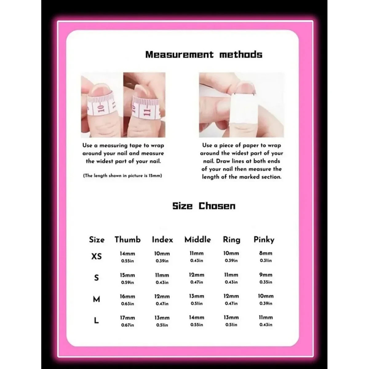 Medium Size Super Long Pink Wild Cross Square Press-on Nail Set