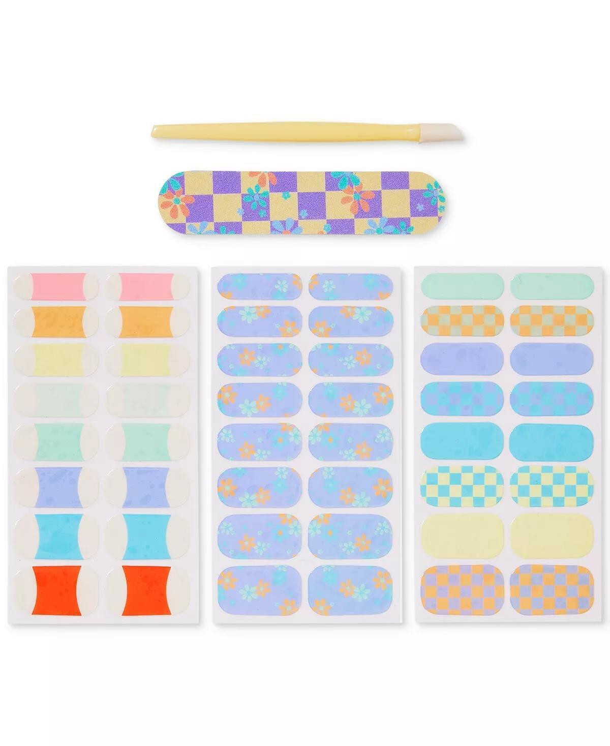 5 Piece Perfectly Painted Finger Nails Stickers Set