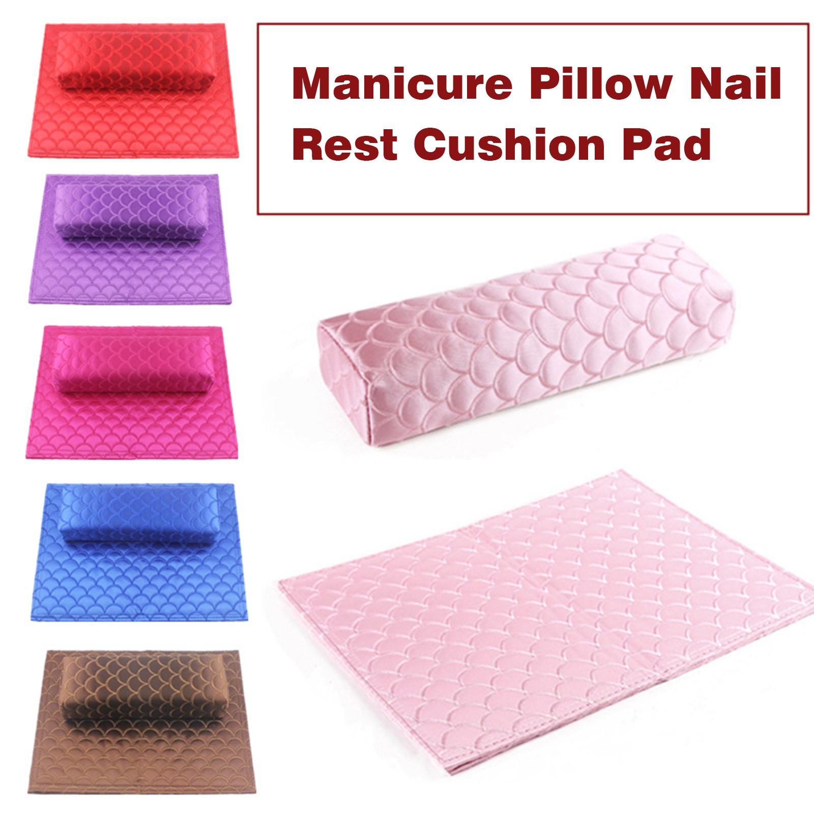 Nail Pillow Hand Rest Cushion Set Pillow Nail Rest Cushion Pad C5F8