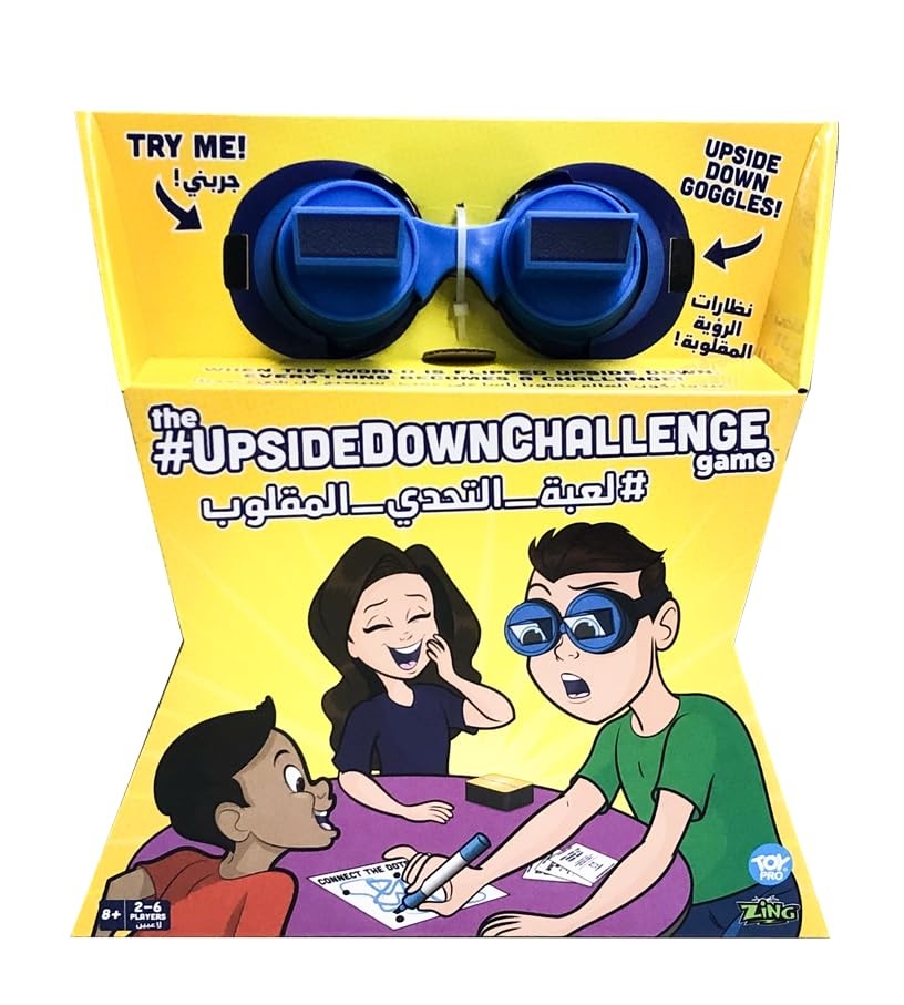 Vango The Original UpsideDownChallenge Game for Family & Kids | Medium, Blue