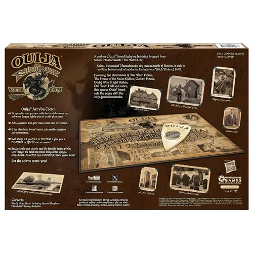 Ouija Salem Edition by Winning Moves Games USA, Spooky and Dark Medium