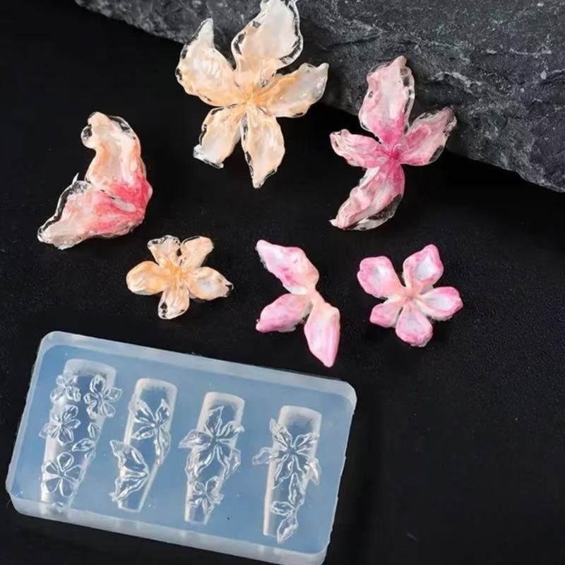 Flower Shape Small Accessories Crafting Mold for Beauty Enthusiasts Present