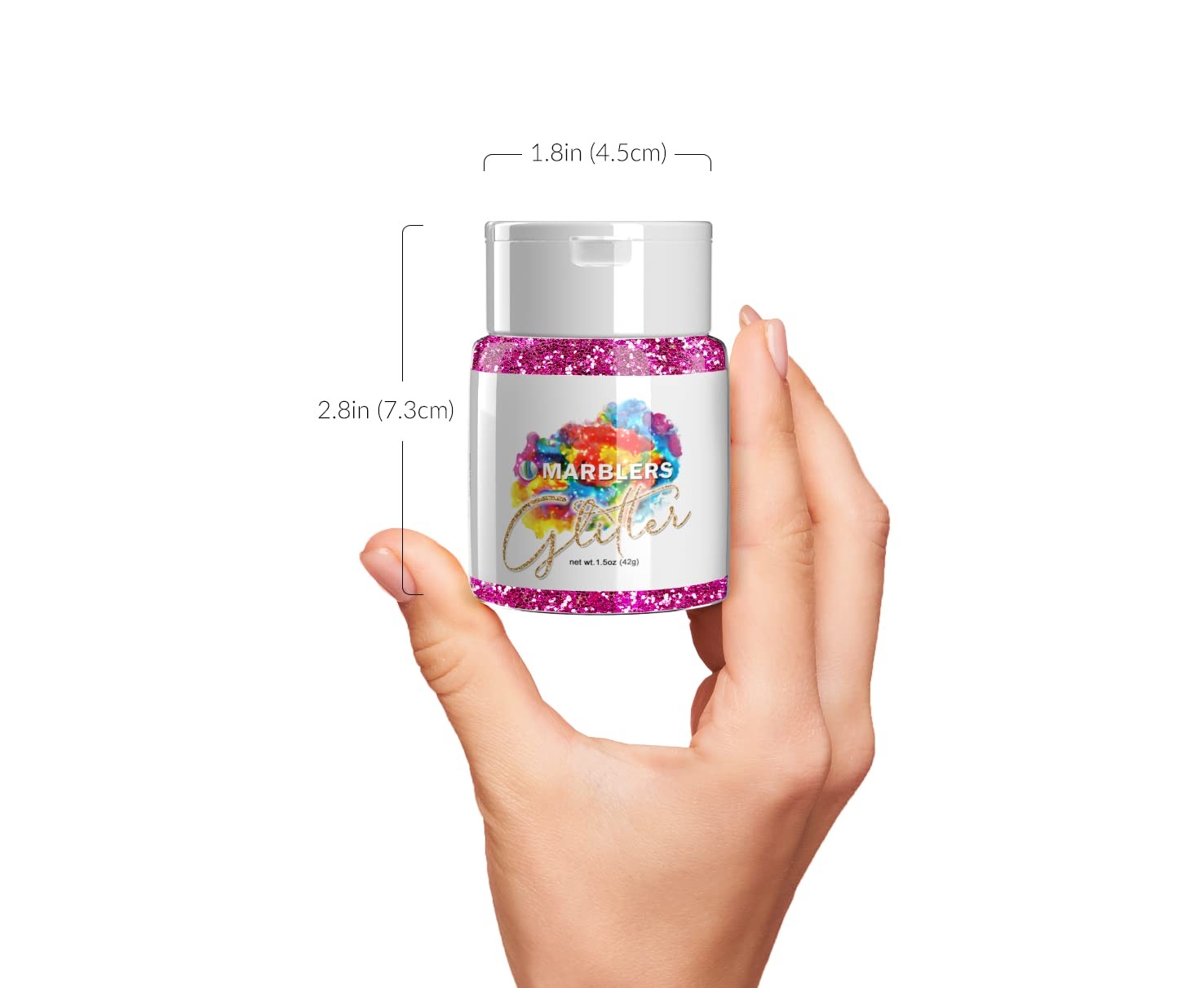 Holographic Glitter [Holo Bubblegum] 1.5oz (42g) | Fine | Non-, Vegan, Cruelt…