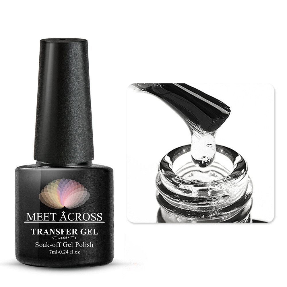 Meet Across Nail Art 6pcs Set Gel Transfer Foil Kit Starry Sky