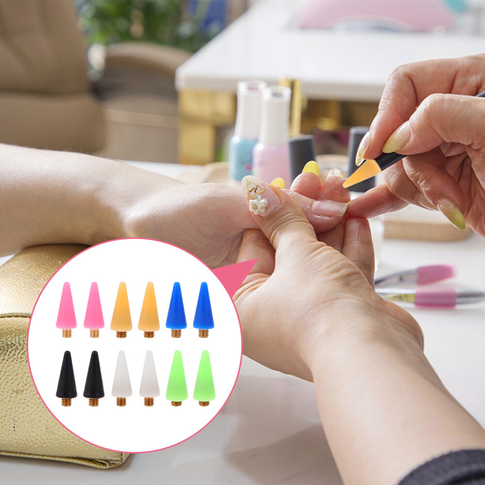 Nail Dotting Pen Tip Jewel Picker Tips Crystal Beads Picker