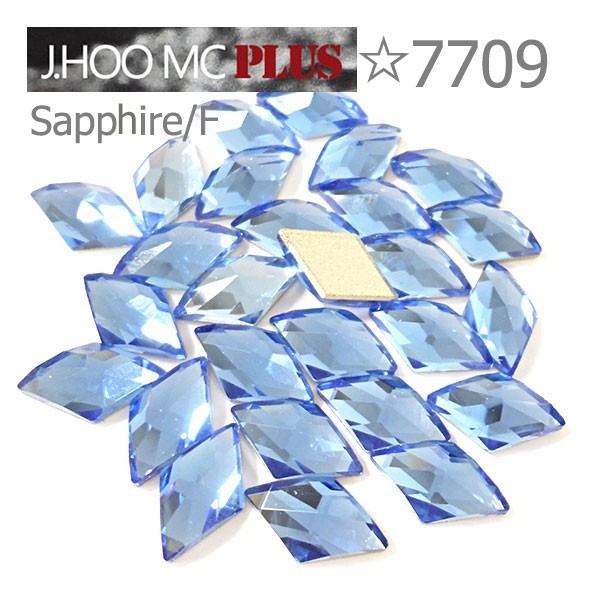 J.HOO Crystal 7709 Rhombus Flat Back Rhinestones 13×8mm Nail Art (6pcs)