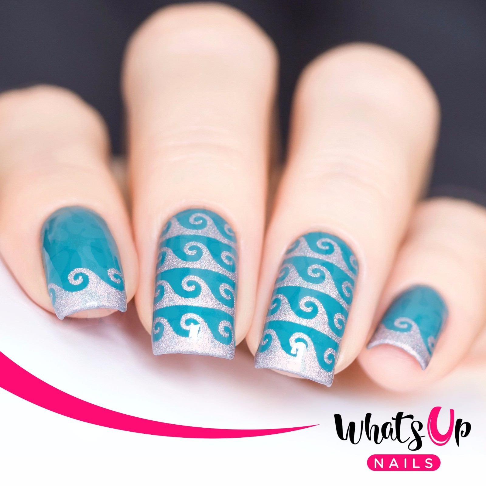 Hawaiian Waves Tape for Nails, Nail Stickers, Nail Art, Nail Vinyls