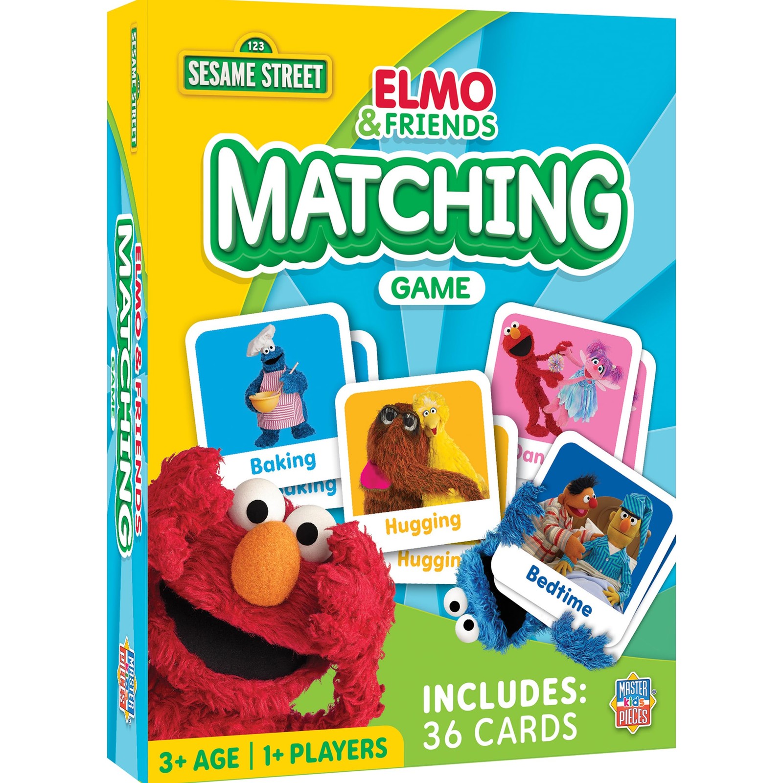 MasterPieces Kids Games – Sesame 6 inches x 7.8 x 2 inches, Assorted