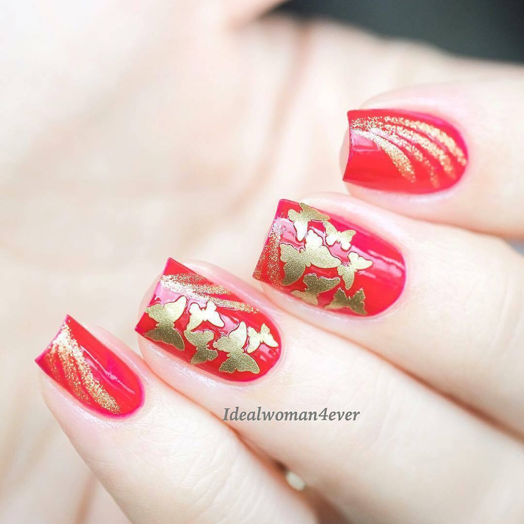 Whats Up Nails Butterflies Stencils for Nails, Nail Stickers, Nail Vinyls