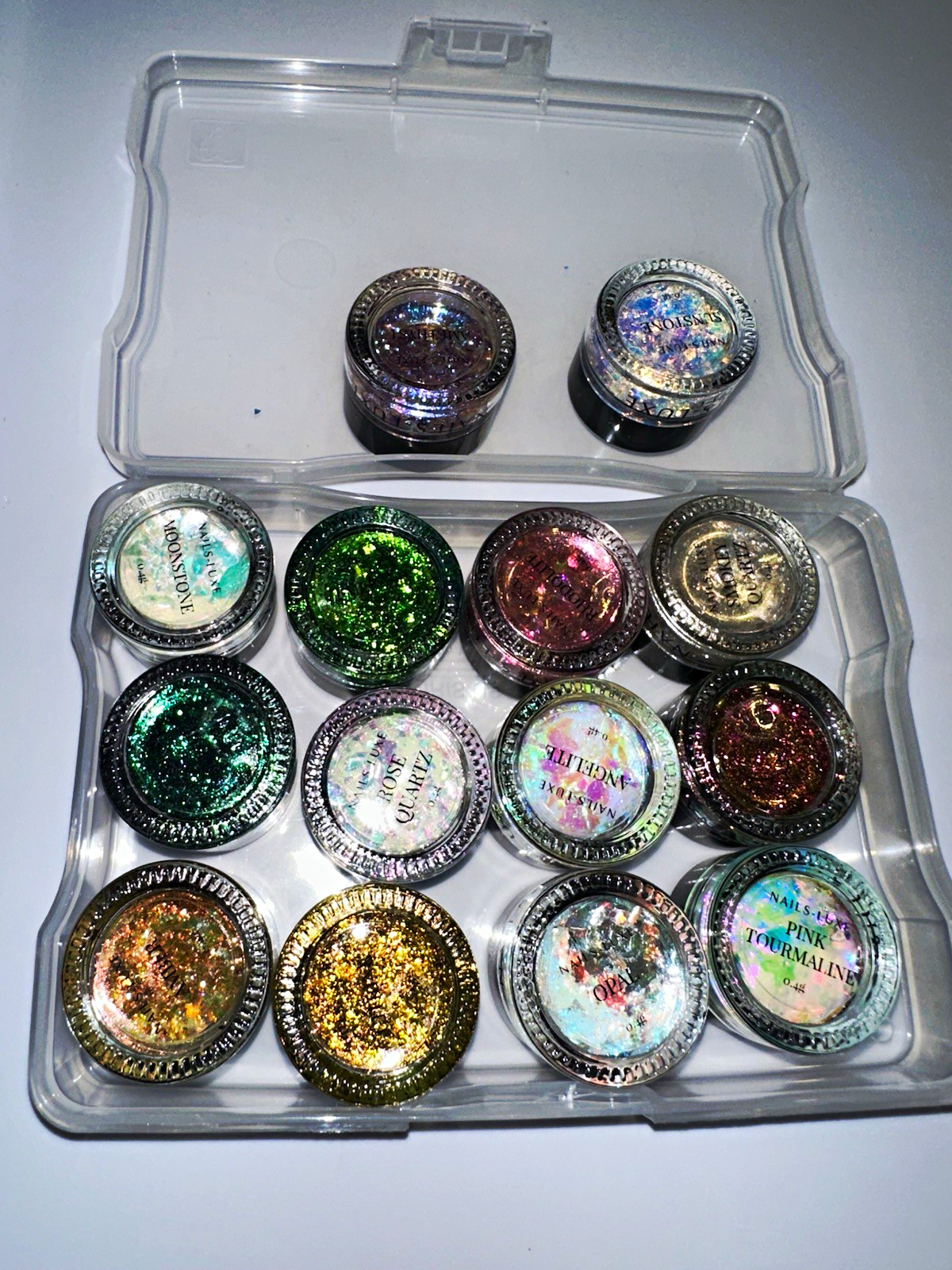 Nails-Luxe Premium Iridescent Soft Nail Art Flake