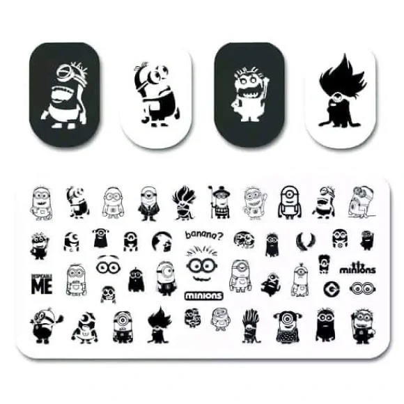 High- Quality Durable Stainless Steel Minions Nail Stamping Plate