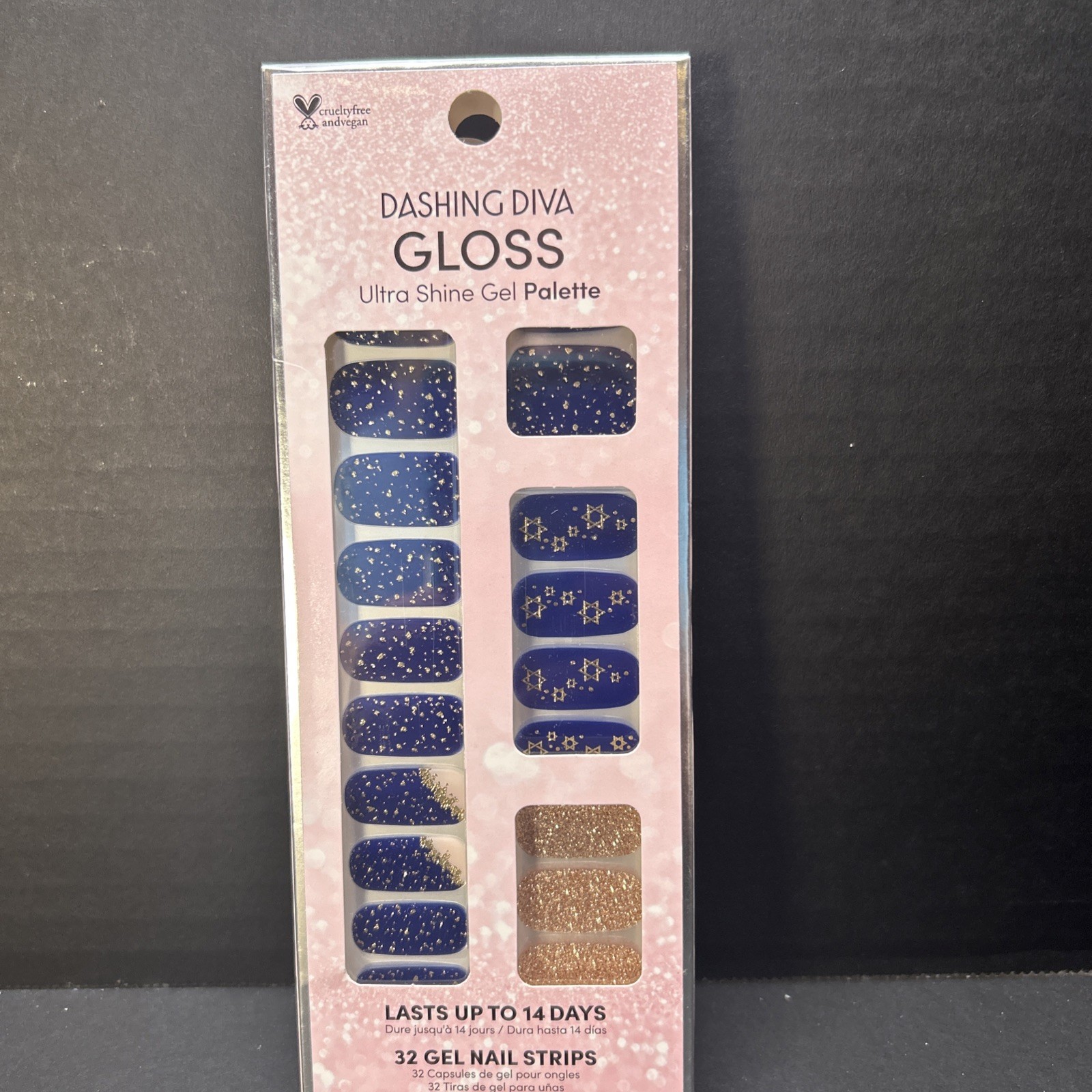 Dashing Diva Gloss 32 Gel Nail Strips Set/4 Pkgs NEW